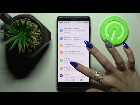 How to Turn On / Turn Off Adaptive Display Brightness on SONY Xperia XZ2 // Auto Brightness Level