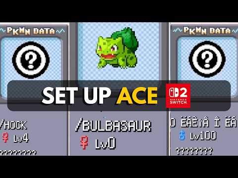Pokémon FireRed & LeafGreen ACE Setup Guide for Switch Version