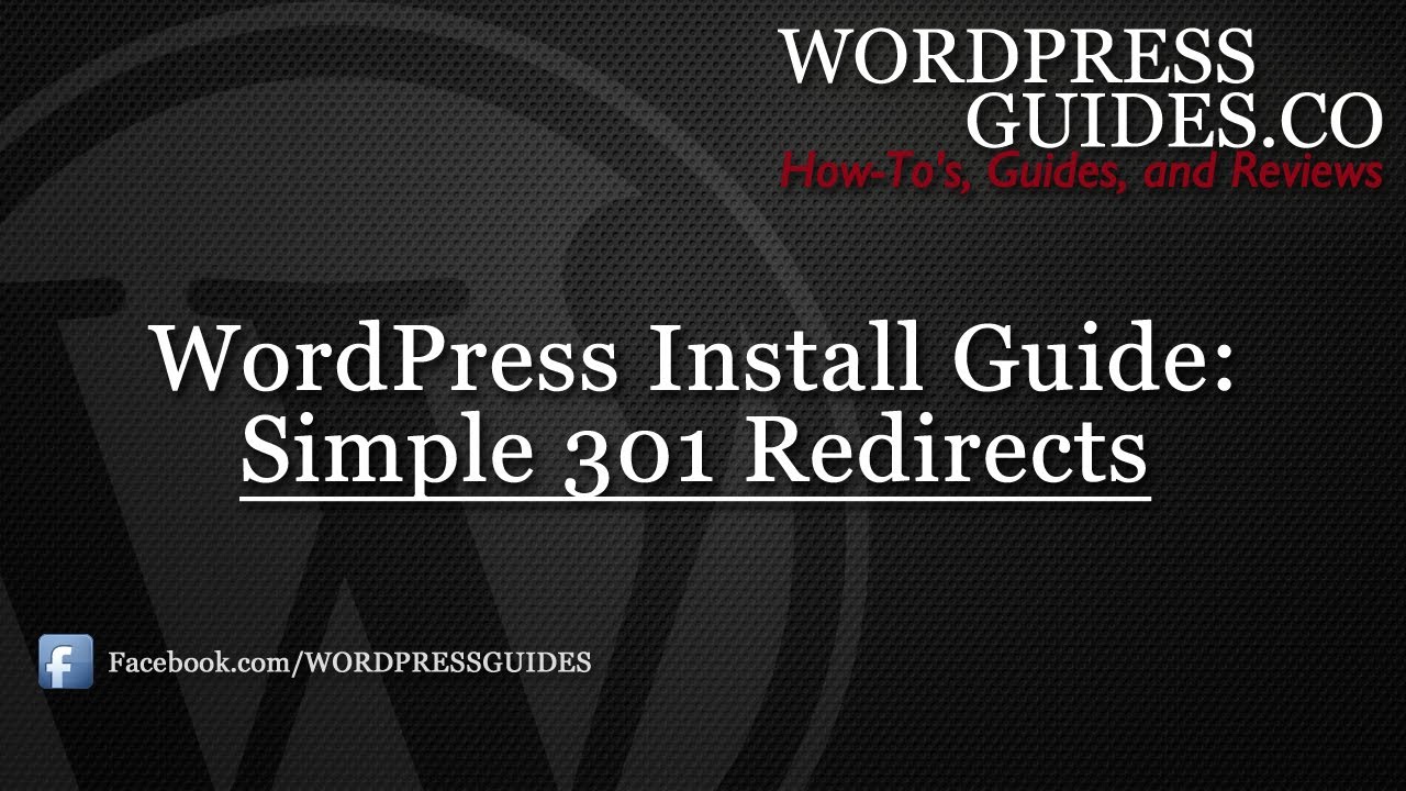 How to Install Simple 301 Redirects WordPress Plugin