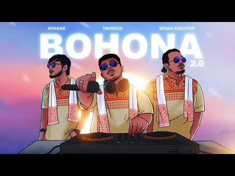 Bohona 2.0 - Tavreed, Aykaax & Nihar Kashyap (Official Visualizer) | Assamese EDM Bihu 2025
