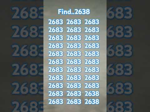 Find the number #2638 #quiz