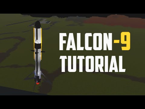 How To Build A FALCON-9 ROCKET (Roblox Plane Crazy)