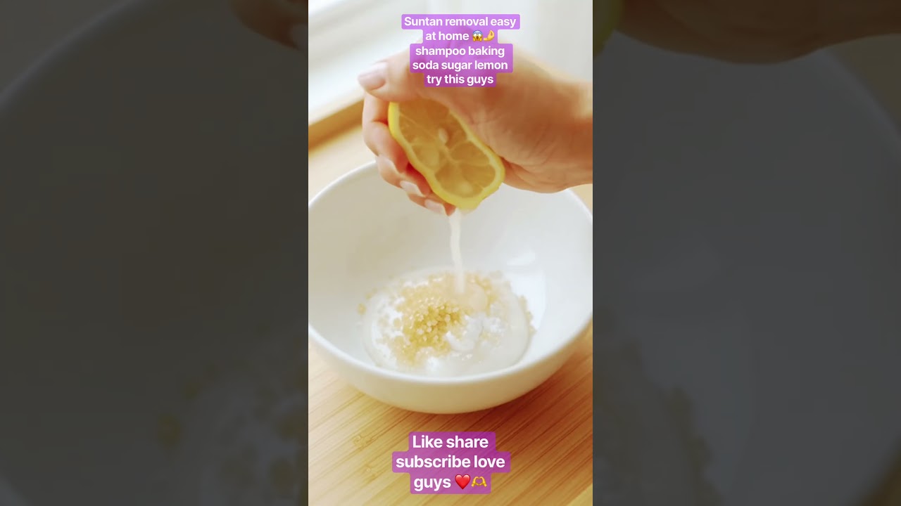 🦶✨ Shampoo + Baking Soda + Sugar + Lemon 😍 | Easy DIY Pedicure Scrub ❤️