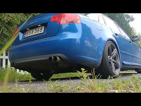 Audi S4 b7 4.2 V8 X-pipe & rear muffler delete sound