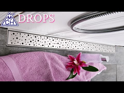 Душевой трап 85 см MCH Чехия с решеткой Капли - фото 2 - id-p262017916