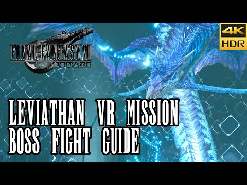 Leviathan VR Mission Boss Guide - How to Get Leviathan Summon - Final Fantasy VII Remake [4k HDR]