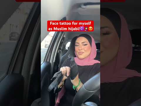 SHAMELESS Hijabi Tattoos Herself…☪️😱 *SHOCKING*😳 #islam #muslim #hijabi #tattoo #haram #shorts