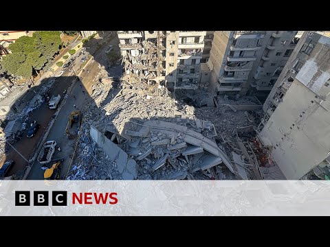 Video | Israel targets Lebanon bank linked to Hezbollah | BBC News