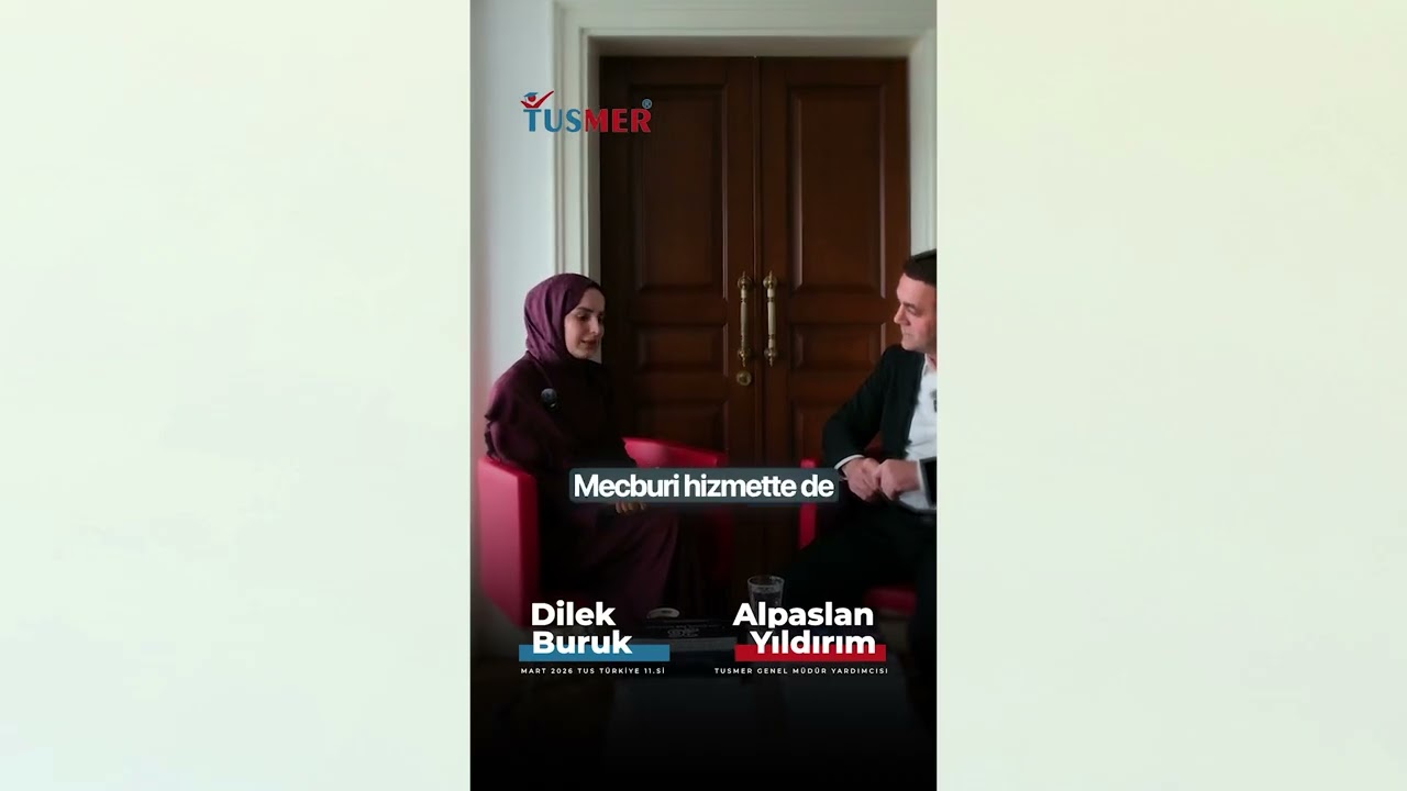 Mart 2026 TUS’unda Türkiye 11.’si olan Dr. Dilek Buruk ile Röportajımız. ✨