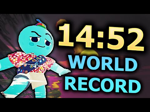 PEAK Speedrun (14:52) Solo World Record! (FIRST SUB 15!) (Former WR) (Glitched)