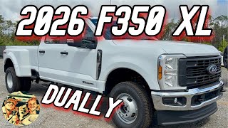 🔥2026 FORD F-350 XL DUALLY 4X4 | 6.7L DIESEL V8 POWER STROKE | SUPER DUTY WORK TRUCK REVIEW