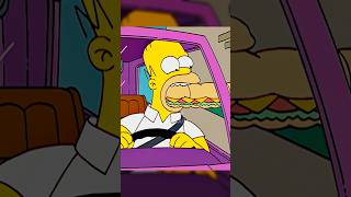 HOMER COME TODOS LANCHES DO FAST FOOD!? #simpsons