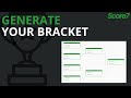 How to Create a Knockout Tournament Bracket in Score7 (Fast & Easy Bracket Generator)