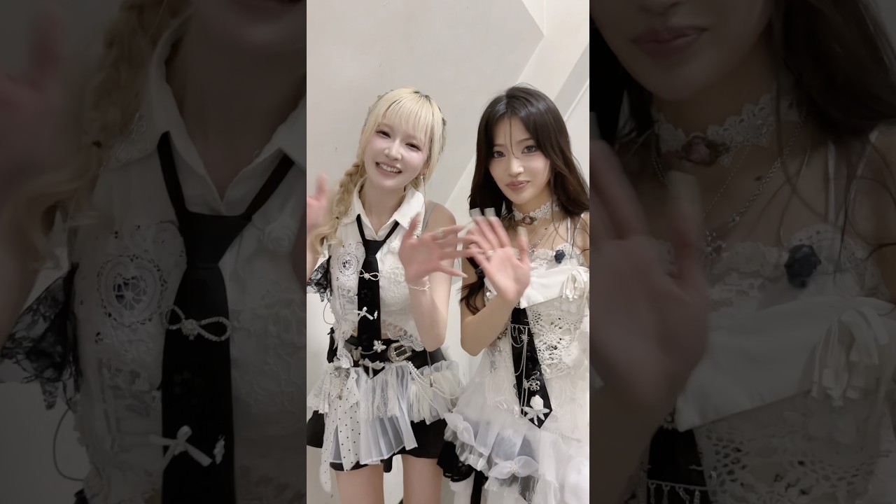 ツアーファイナルありがとうございました！💜　#REIRIE #れいりえ #黒宮れい #金子理江  #shorts