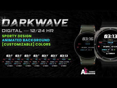 Darkwave - Animated Watch Face