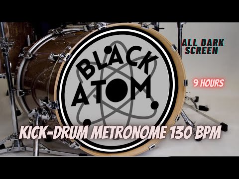 Sounds for Sleeping ⨀ Kick Drum Metronome ⨀ All Dark Screen ⨀ 9 Hours