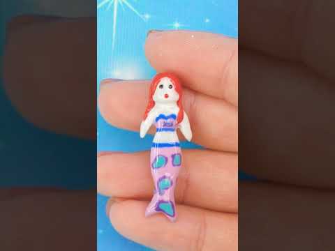 How To Make Mini Mermaid Toy For Barbie 💖💖💖 | MINIATURE IDEAS FOR DOLLHOUSE | #Shorts