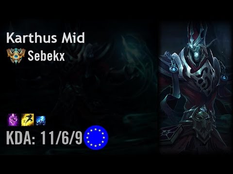 Karthus Mid vs Ezreal - Sebekx - EUW Challenger Path 6.5
