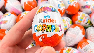 Satisfying Video | Very Yummy Rainbow Candy Kinder Joy Surprise Glitter Egg Chocolate ASMR #1