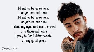 Good Years - ZAYN (Lyrics) 🎵