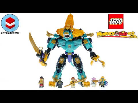 Vidéo LEGO Monkie Kid 80048 : Le puissant Azure Lion