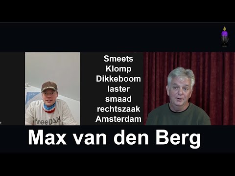 Max van den Berg - voorbespreken rechtszaak over laster en smaad