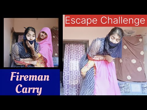 #like Fireman Carry||Escape Challenge||Kidnapping||Manya Creation #requestedvideo