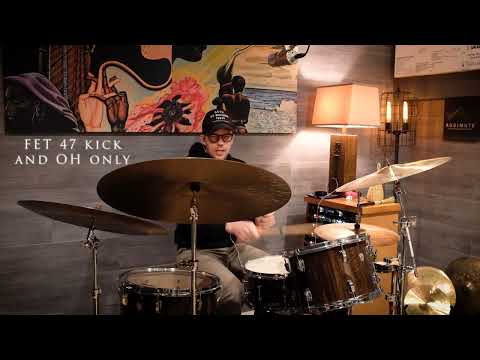 United UT FET47 Demoed on TWO drum sets by Carter McLean