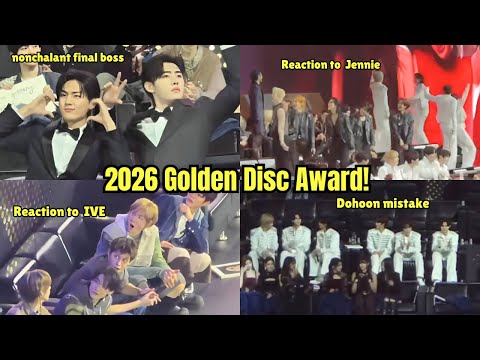 Alle Momente, Reaktionen und Interaktionen der K-Pop-Idole bei den 40. Golden Disc Awards 2026!