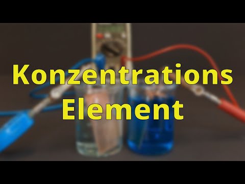 Konzentrationselement - Galvanische Zelle - Schulexperimente