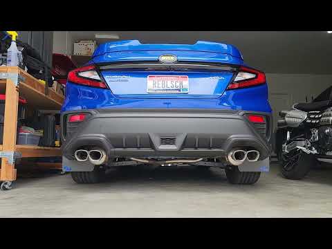 2023 WRX STi (OEM upgrade) mufflers cold start and revs