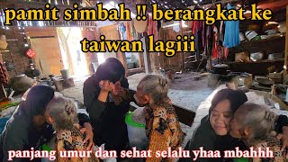 Download lagu 10 TAHUN NGGAK KETEMU MBAH E ‼️ SEKALI NYA KETEMU PAMITAN,  2 MINGGU LAGI AKU BALIK TAIWAN MBAH ,,,  mp3