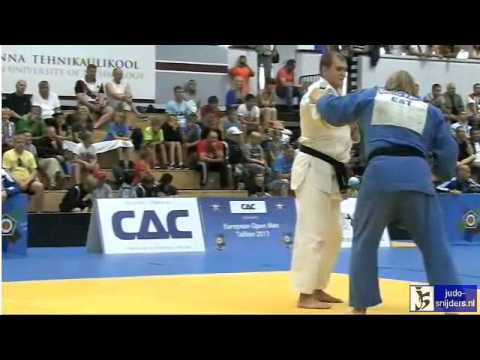 Judo 2013 European Men Tallinn: Sarnacki (POL) - Padar (EST) [+100kg]