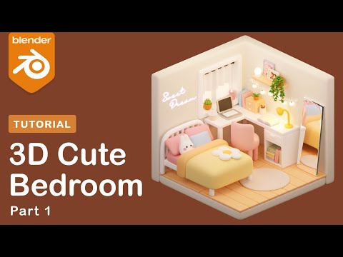 3D Isometric Bedroom | Blender Tutorial for Beginners | Part 1