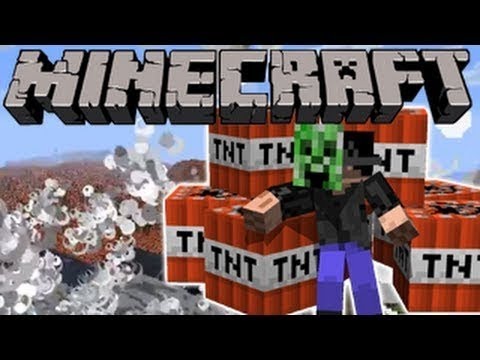 Insane Minecraft Explosion! 50,000 TNT Blows Up Plain Biome!