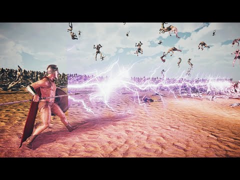 Electro Spartan Destroy 2 Million Zombie Horde | Ultimate Epic Battle Simulator 2 | UEBS 2