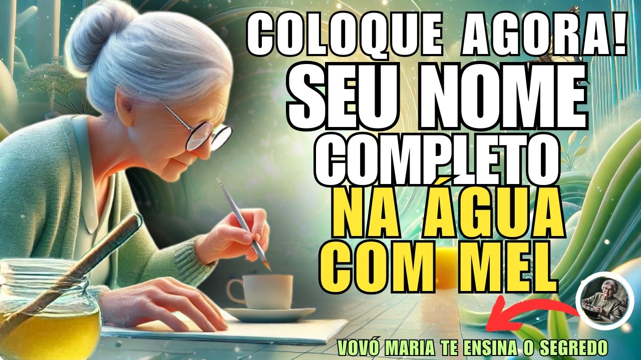 COLOQUE SEU NOME NA ÁGUA COM MEL E ADOCE SEUS CAMINHOS 🌿