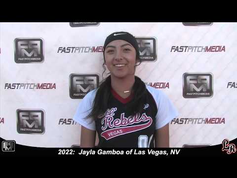 2022 Jayla Gamboa Pitcher and Third Base Softball Skills Video - Lil Rebels