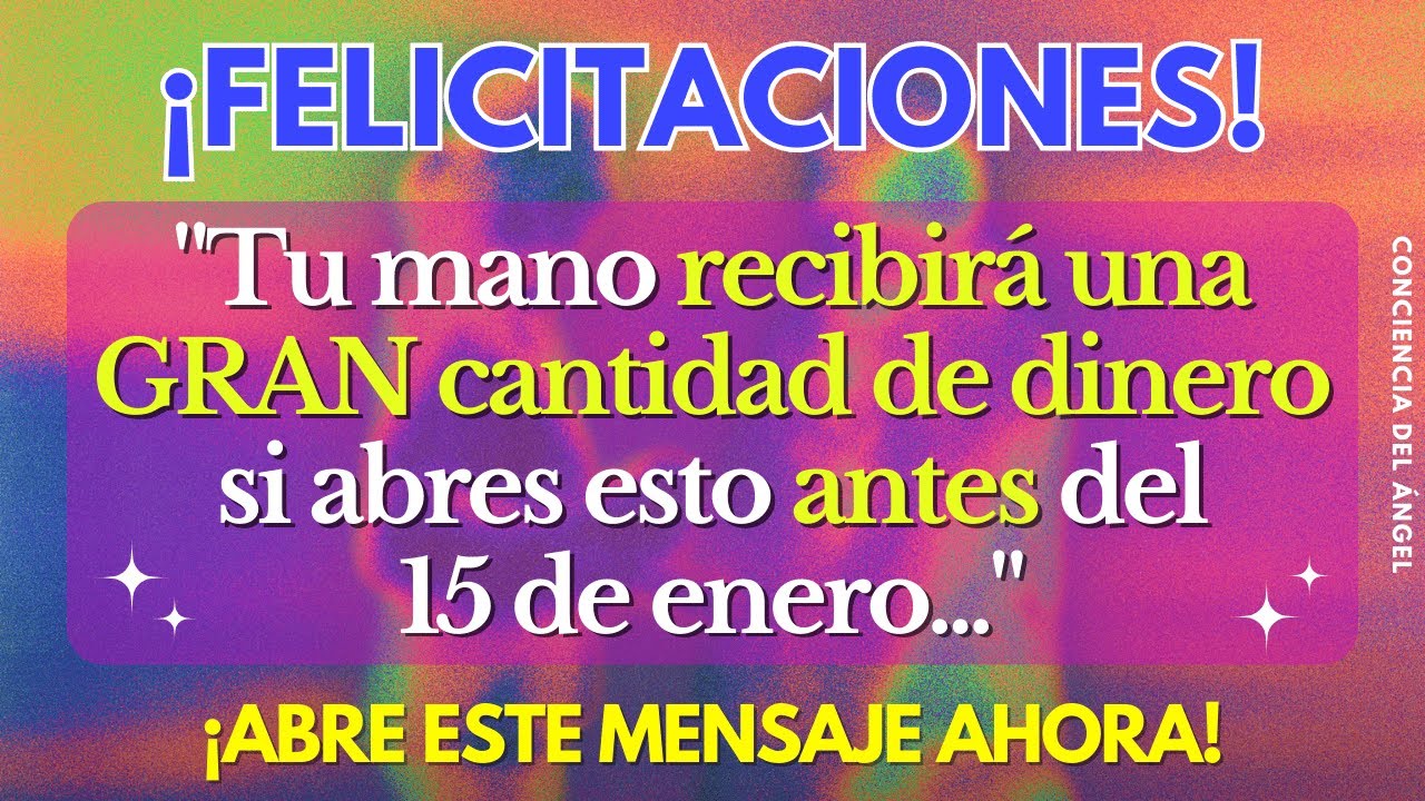 11:11💌ÁNGELES DICEN: Tu mano recibirá una gran cantidad de dinero...✝️ Mensaje del Ángel