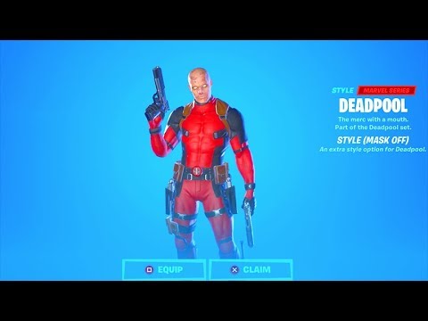 How to Unlock UNMASKED Deadpool..! (*NEW* Skin style) Fortnite Battle Royale
