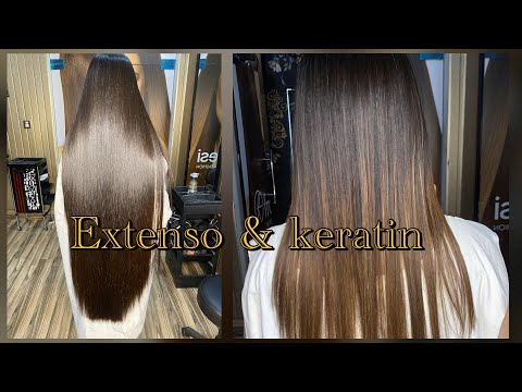 Extenso & keratin treatment❤️