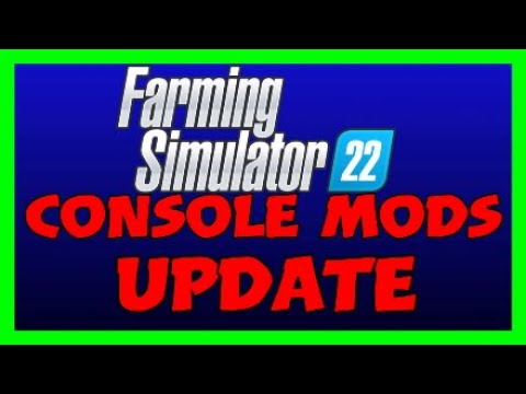 Farming simulator 22 console mods update for today.