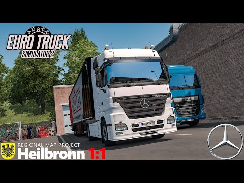 ETS2 1.39 | Heilbronn-Map | Mercedes Actros MP2 1846 | Willsbach - Sinsheim