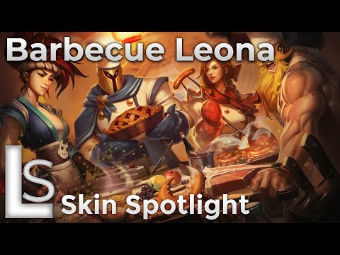 Barbecue Leona - Skin Spotlight - Culinary Masters - League of Legends - Patch 10.22.1