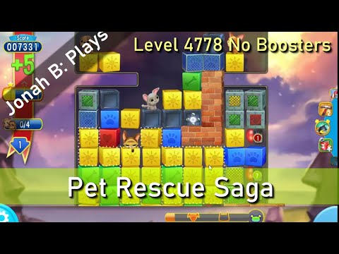Pet Rescue Saga Level 4778 No Boosters