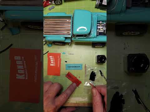 Easy way to paint raised lettering on your miniature models