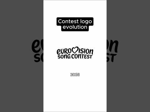 Eurovision Song Contest: logo evolution from 2004 to 2026. New logo #eurovision #esc #logo