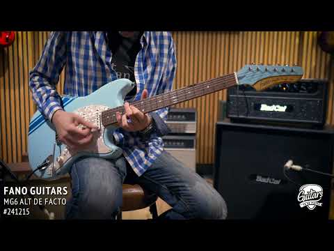 Fano MG6 Alt de Facto SSS Lollar Special S Guitar w/ Case – Sonic Blue image 11