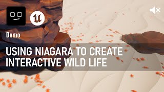 Smart Crabs using Niagara in UE - Self collision, obstacle & player avoidance...