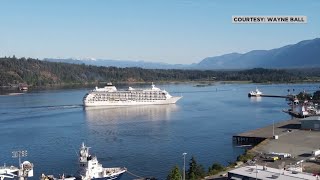 'It's a big deal': Port Alberni welcomes first cruise ship since 2019